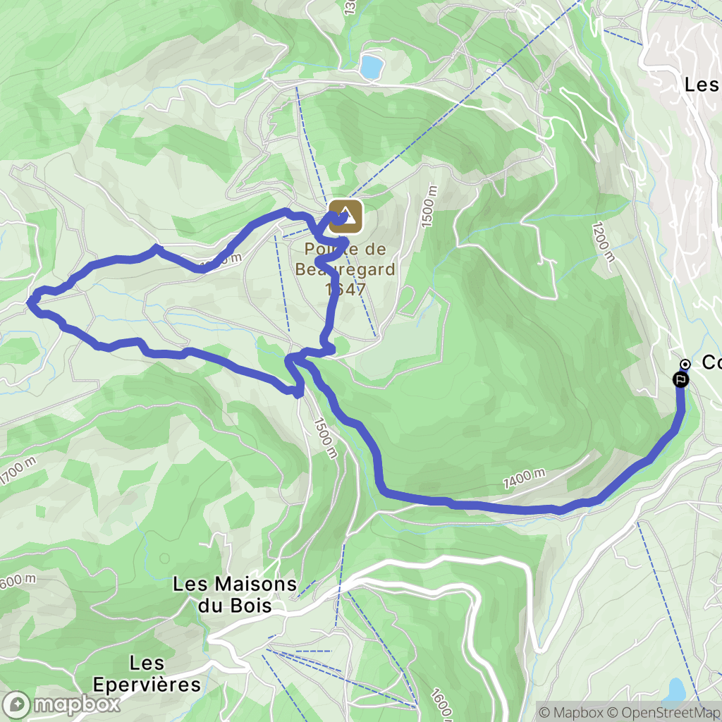 La Clusaz: routekaart voor buitenactiviteiten - France