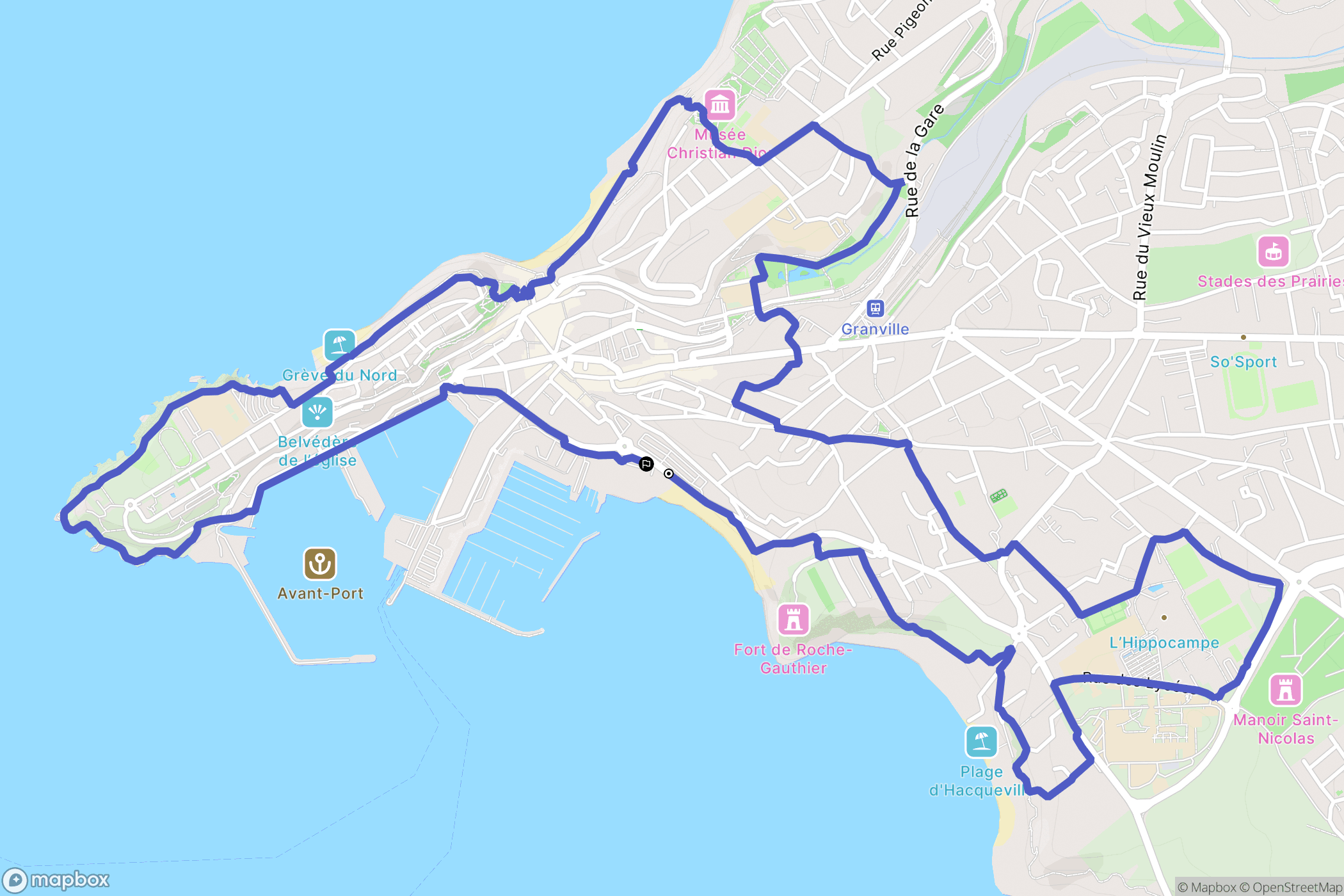 Granville: routekaart voor buitenactiviteiten - France