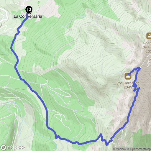 Villard de Lans : carte du parcours de randonnée - France