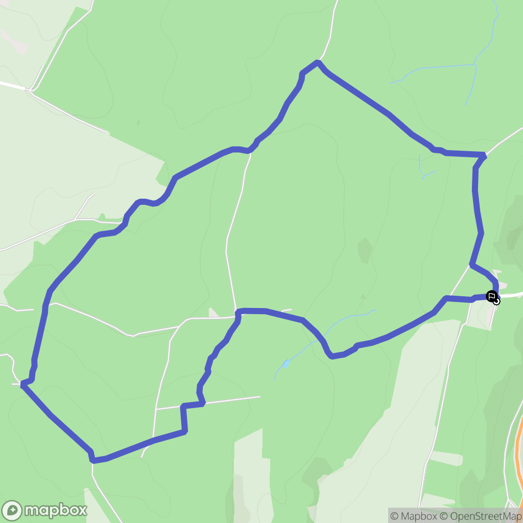Sennecé-lès-Mâcon : carte du parcours de randonnée - France