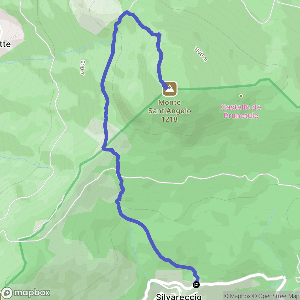 Silvareccio: routekaart voor buitenactiviteiten - France