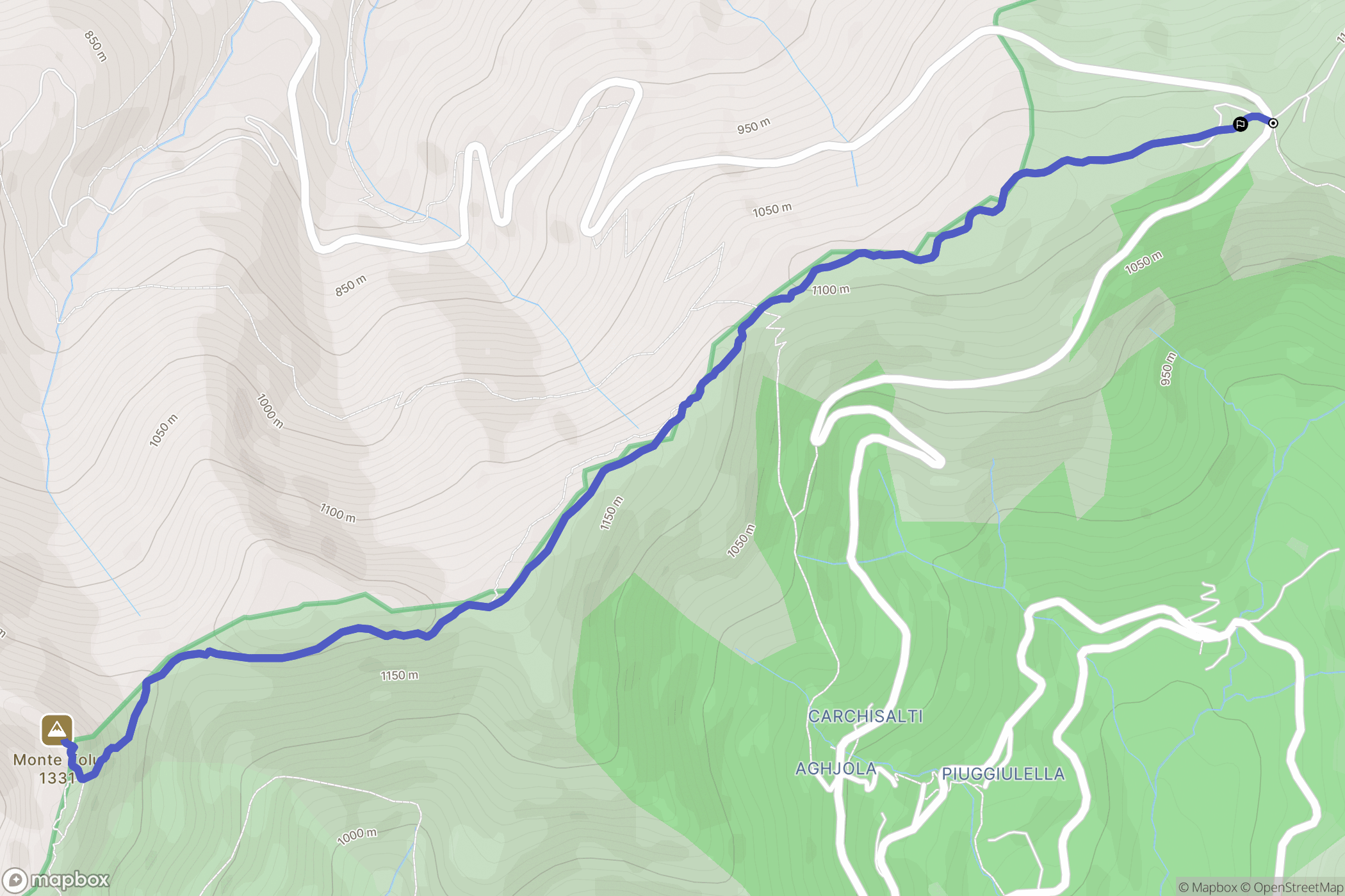 Pioggiola: routekaart voor buitenactiviteiten - France
