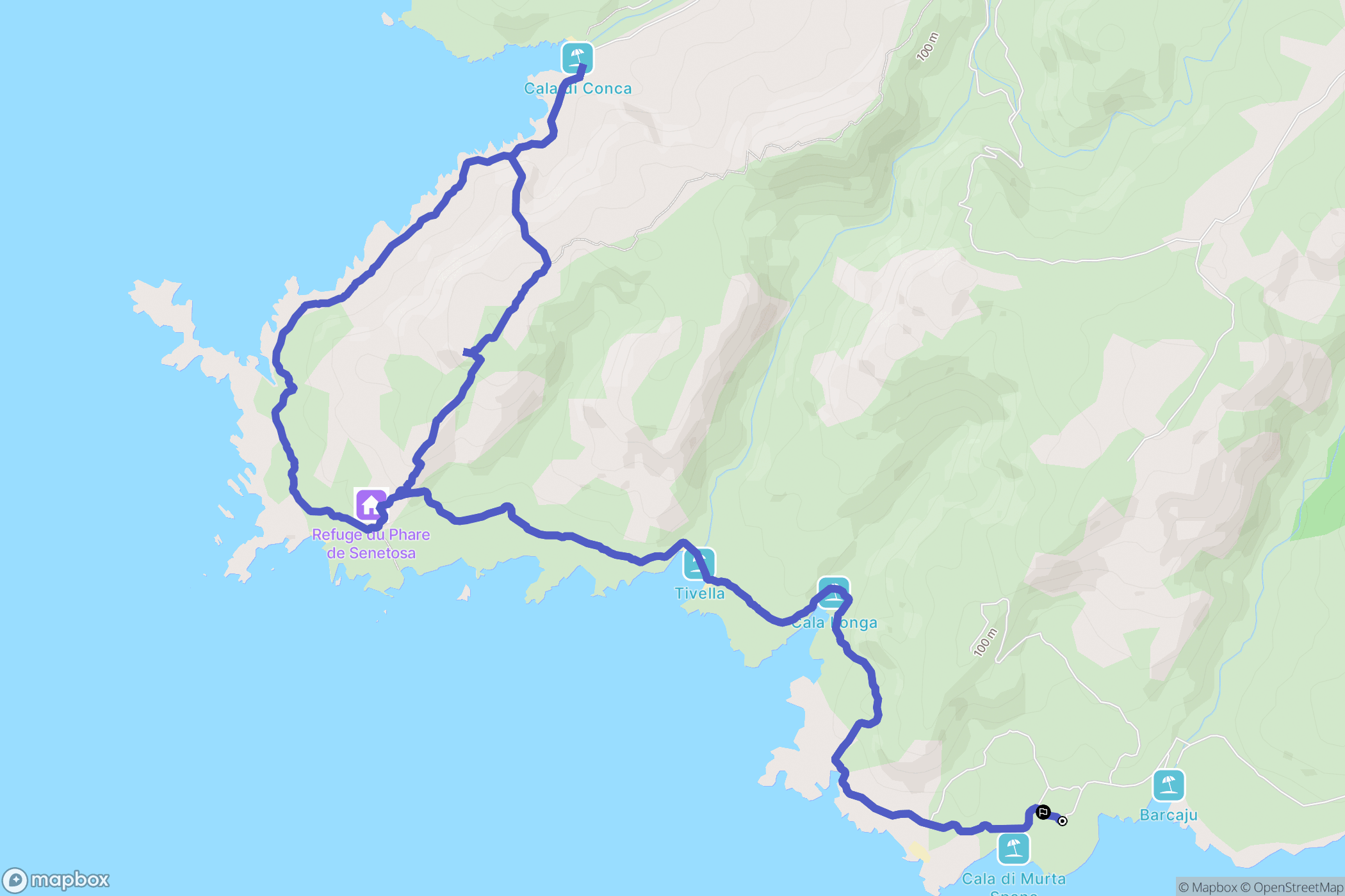 Sartène: routekaart voor buitenactiviteiten - France