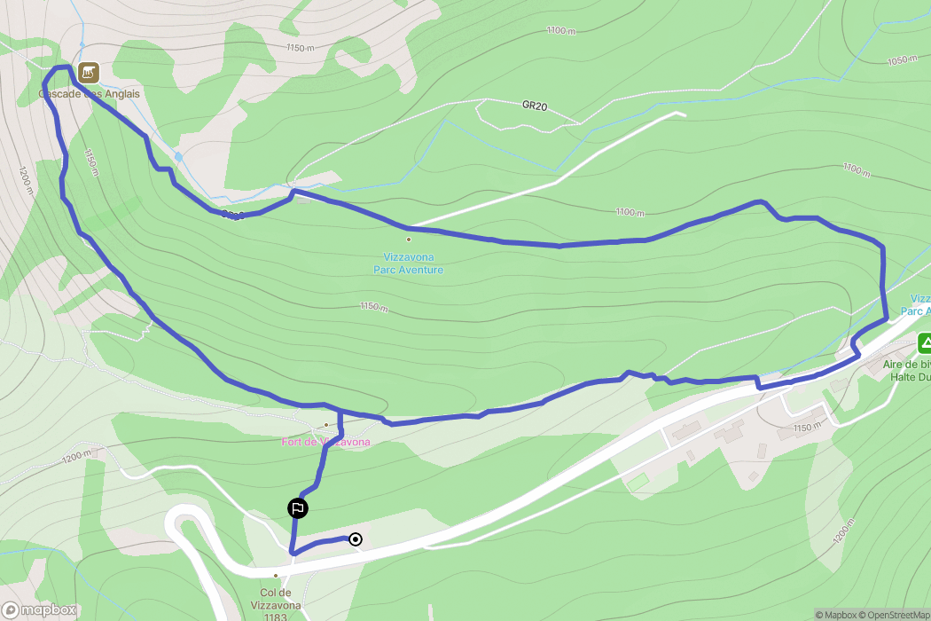 La Foce: routekaart voor buitenactiviteiten - France