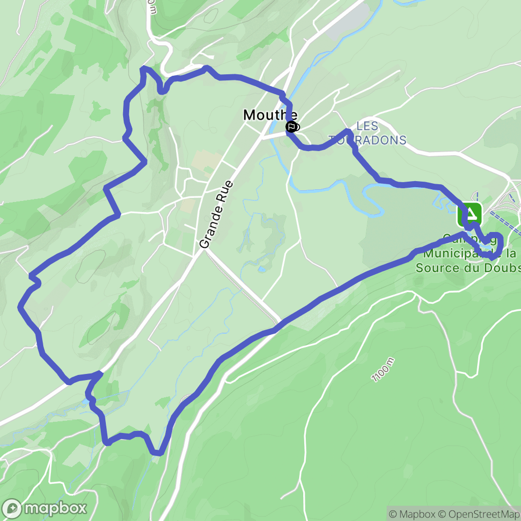 Mouthe: routekaart voor buitenactiviteiten - France
