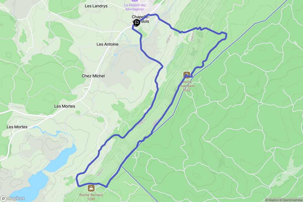 Chapelle-des-Bois: routekaart voor buitenactiviteiten - France