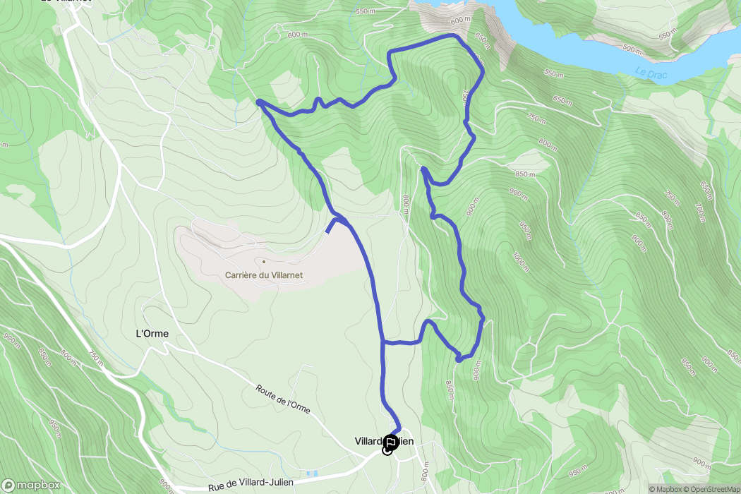 Villard-Julien: routekaart voor buitenactiviteiten - France