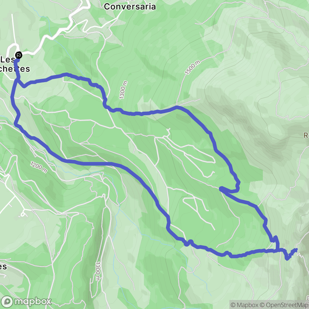 Villard-de-Lans : carte du parcours de randonnée - France