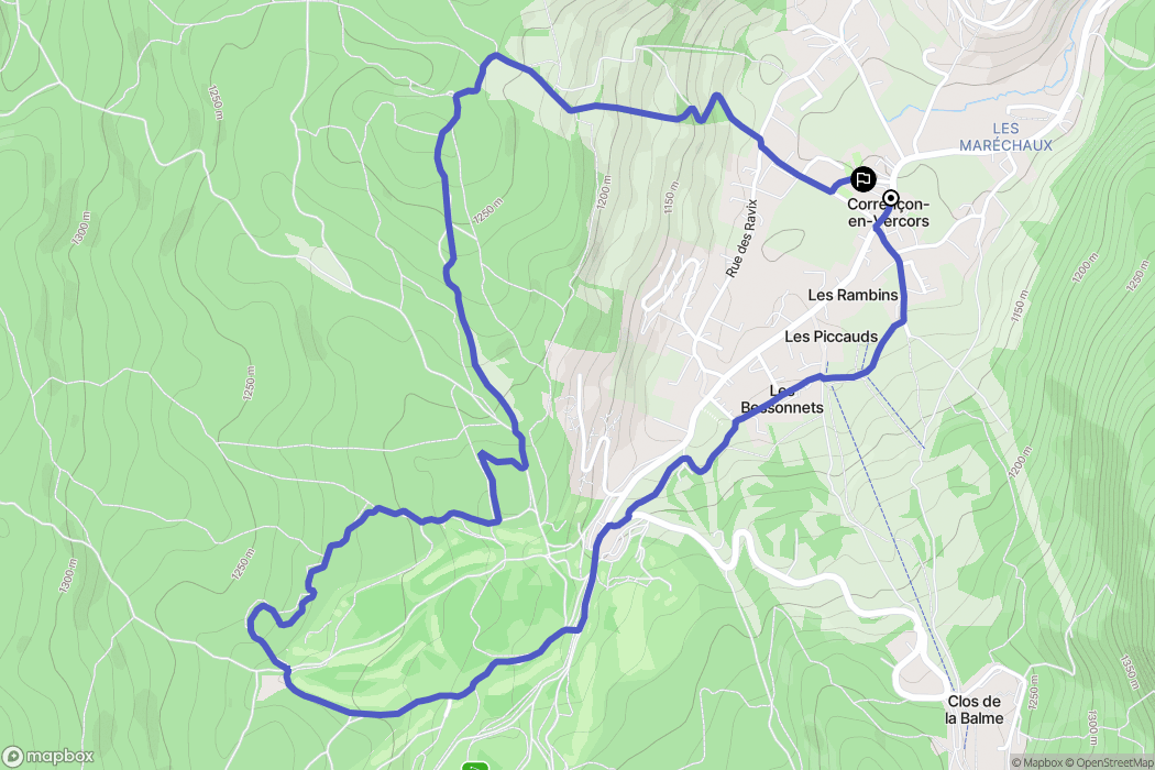 Corrençon-en-Vercors: routekaart voor buitenactiviteiten - France