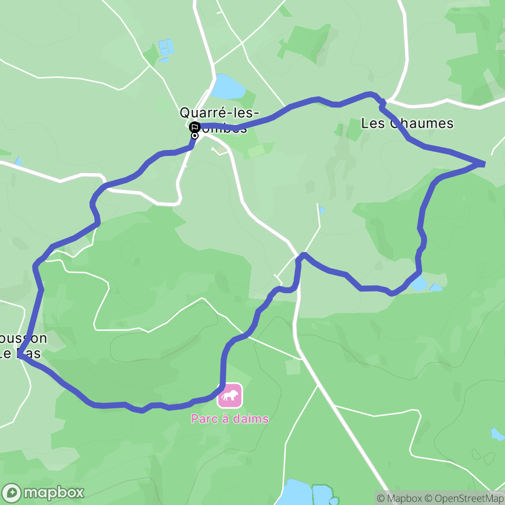 Quarré-les-Tombes: routekaart voor buitenactiviteiten - France