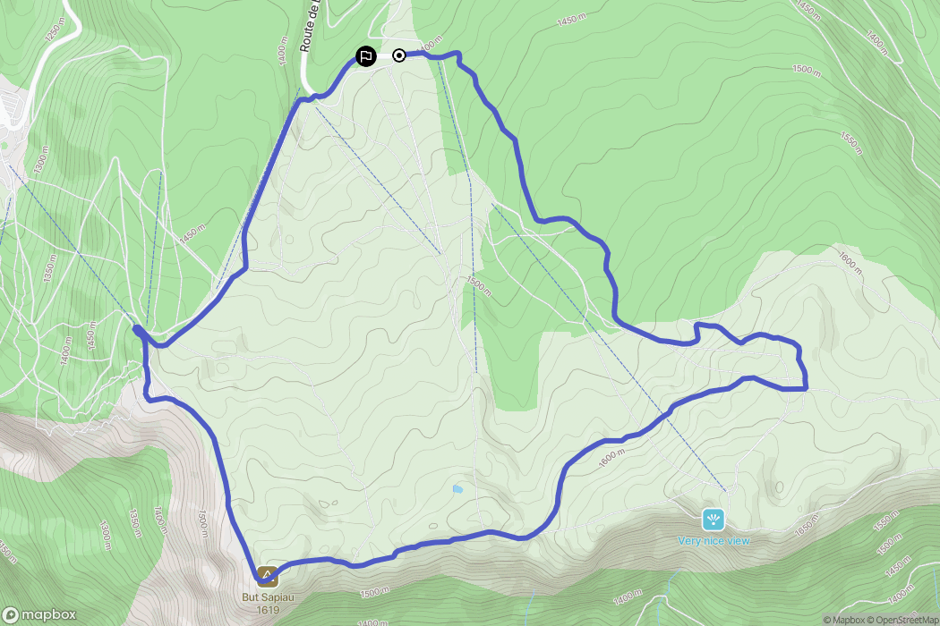 Saint-Agnan-en-Vercors: routekaart voor buitenactiviteiten - France