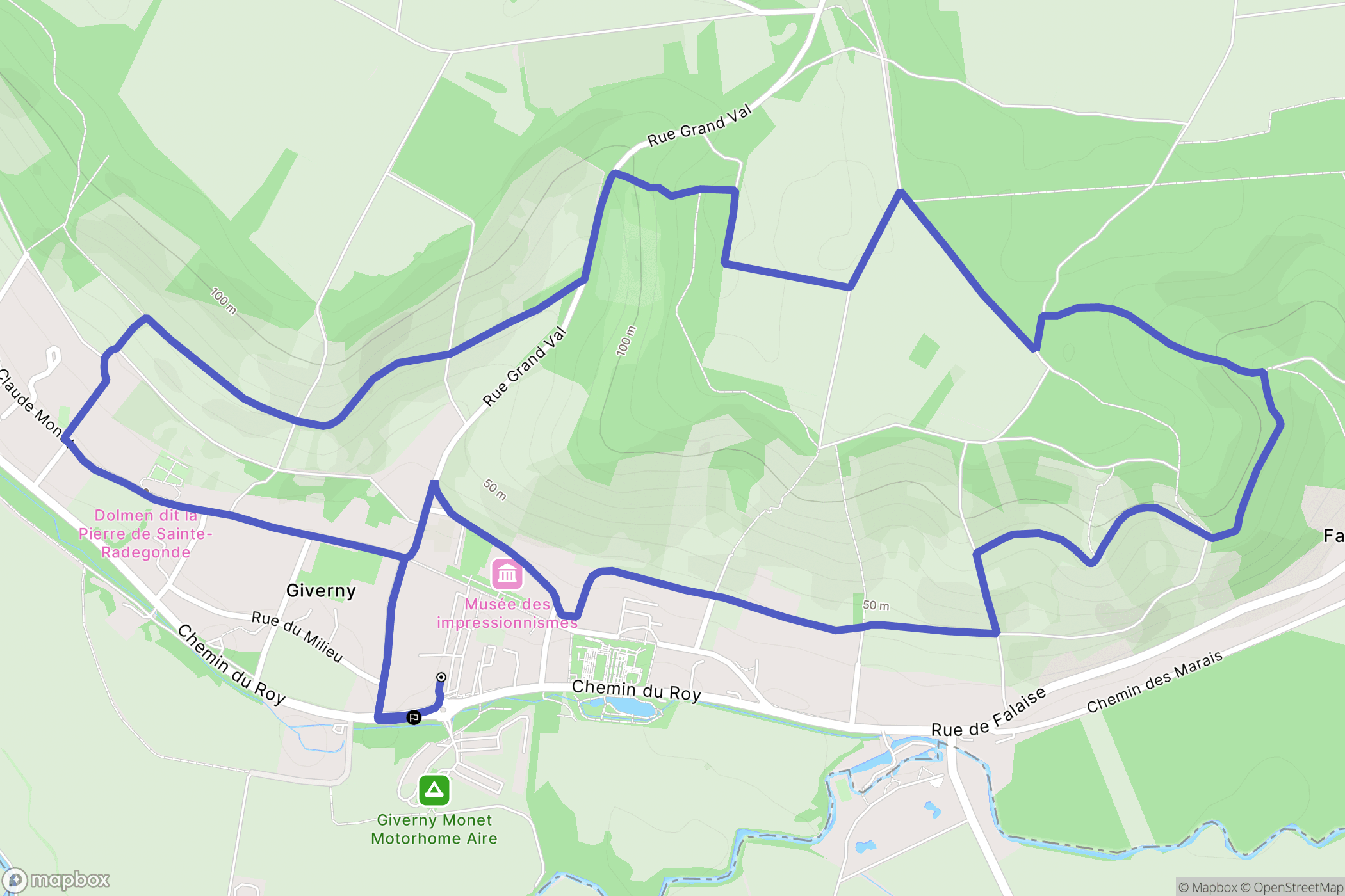 Giverny: routekaart voor buitenactiviteiten - France