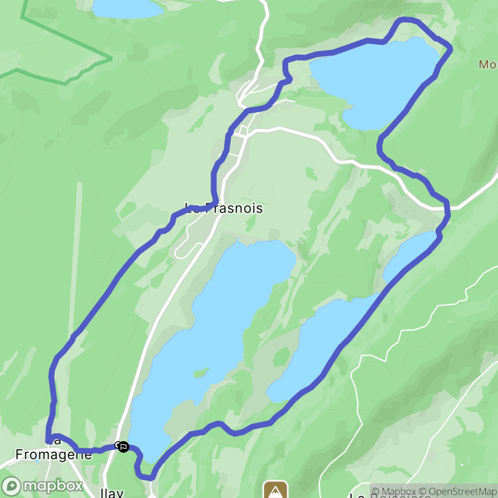 Le Frasnois: routekaart voor buitenactiviteiten - France