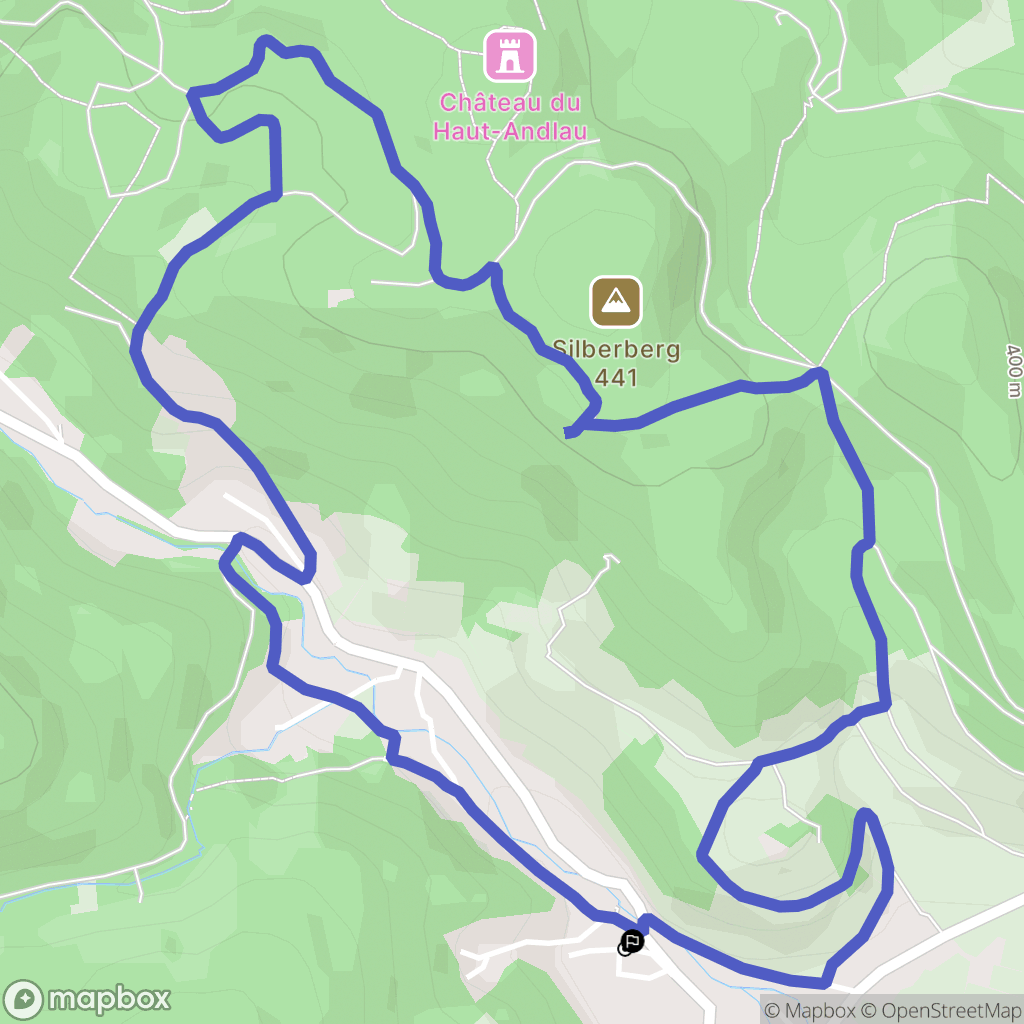 Andlau: routekaart voor buitenactiviteiten - France