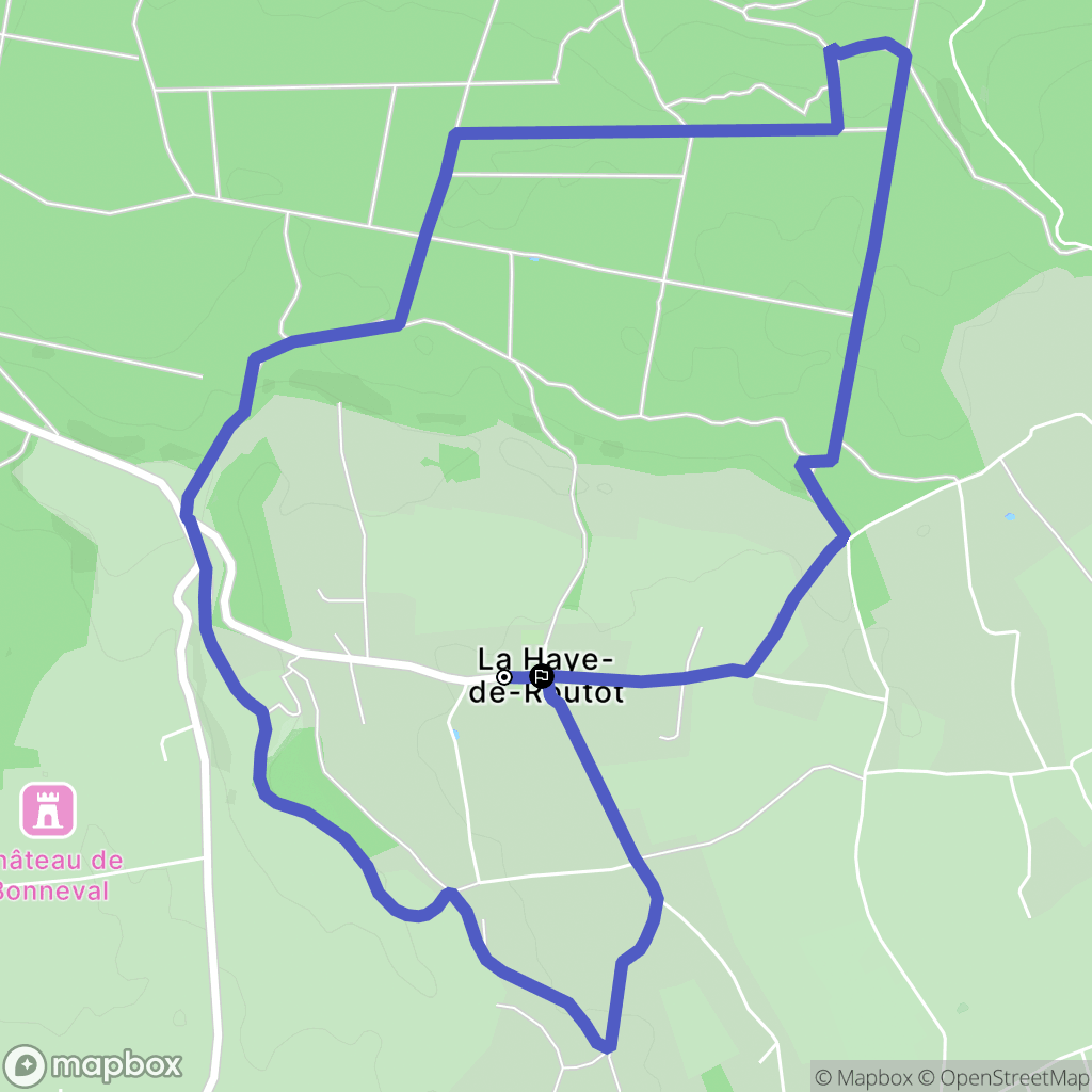 La Haye-de-Routot: routekaart voor buitenactiviteiten - France