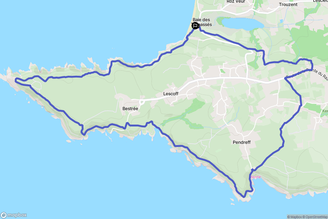Plogoff: routekaart voor buitenactiviteiten - France