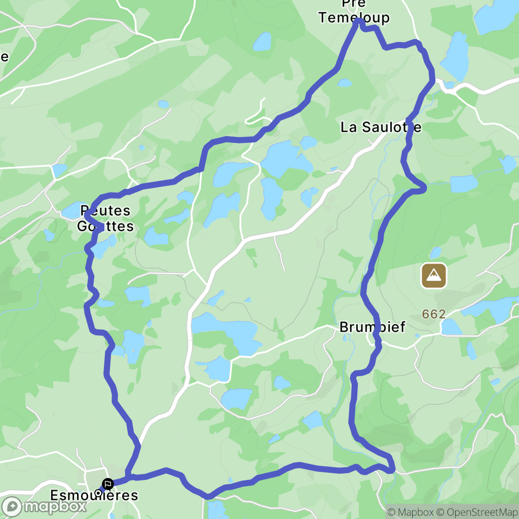 Esmoulières: routekaart voor buitenactiviteiten - France