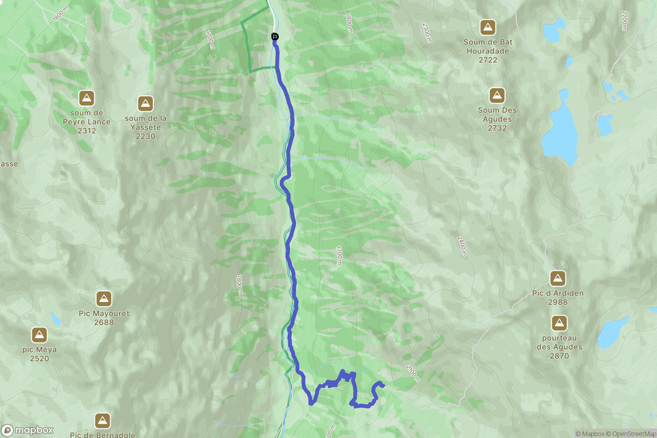 Cauterets: routekaart voor buitenactiviteiten - France