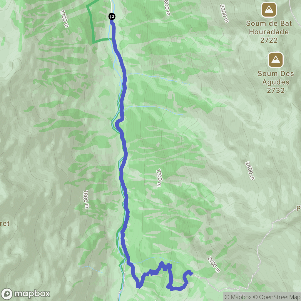 Cauterets: routekaart voor buitenactiviteiten - France