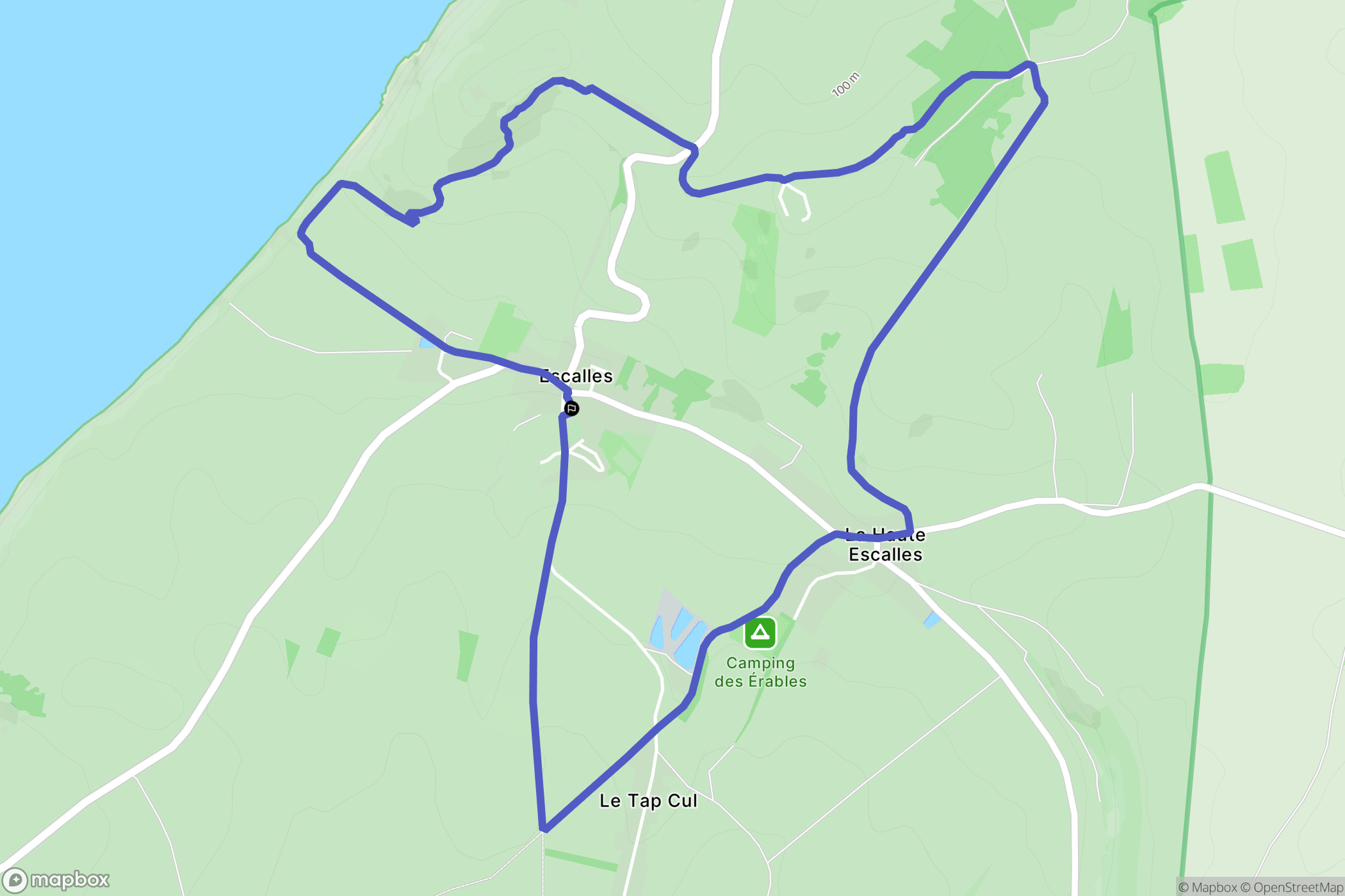 Escalles: routekaart voor buitenactiviteiten - France