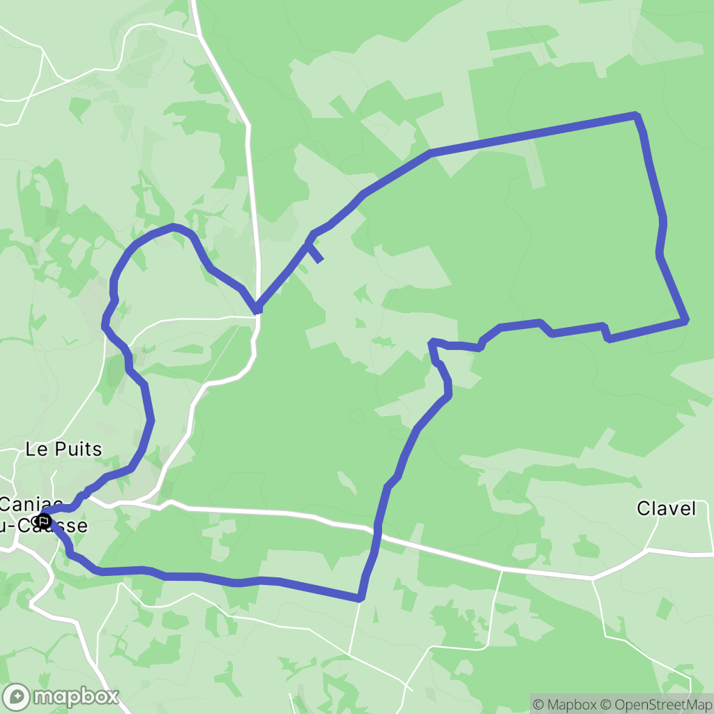 Caniac-du-Causse: routekaart voor buitenactiviteiten - France