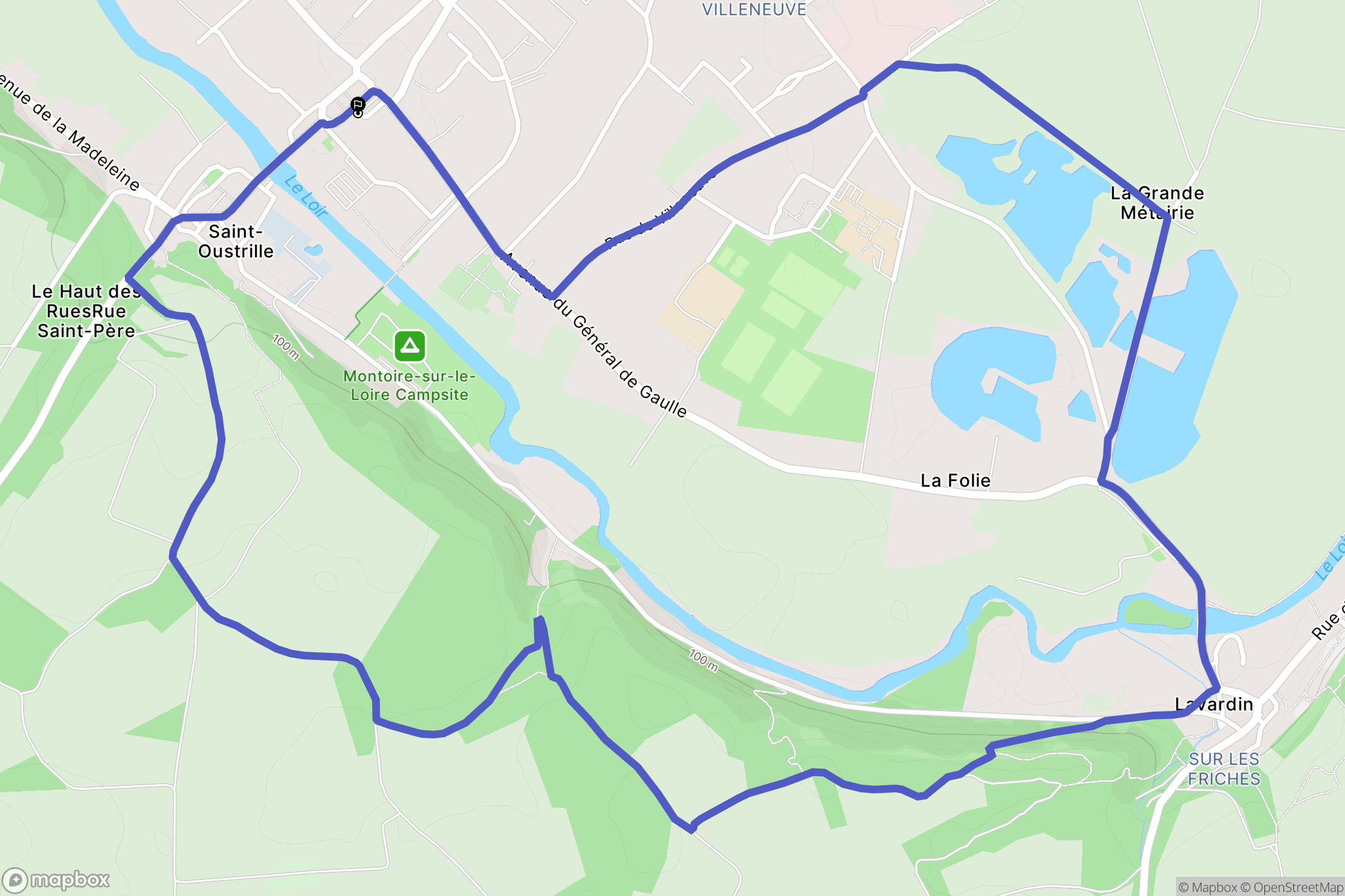 Montoire-sur-le-Loir: routekaart voor buitenactiviteiten - France