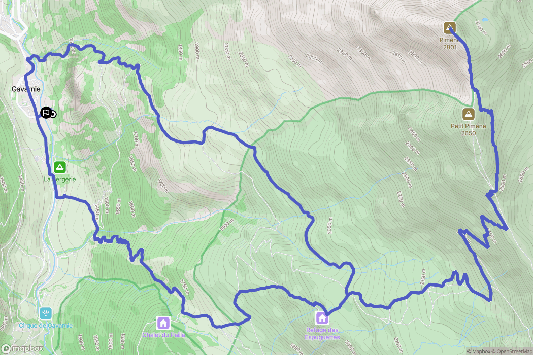 Gavarnie-Gèdre: routekaart voor buitenactiviteiten - France