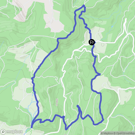 Saint-Laurent-de-Carnols : carte du parcours de randonnée - France