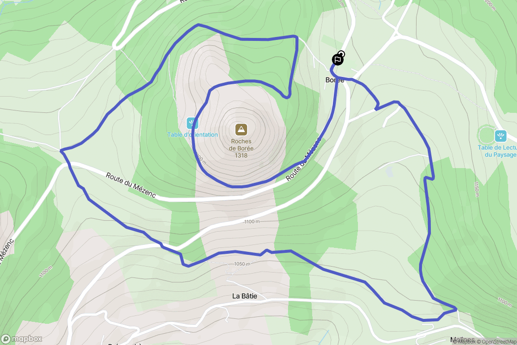 Borée: routekaart voor buitenactiviteiten - France