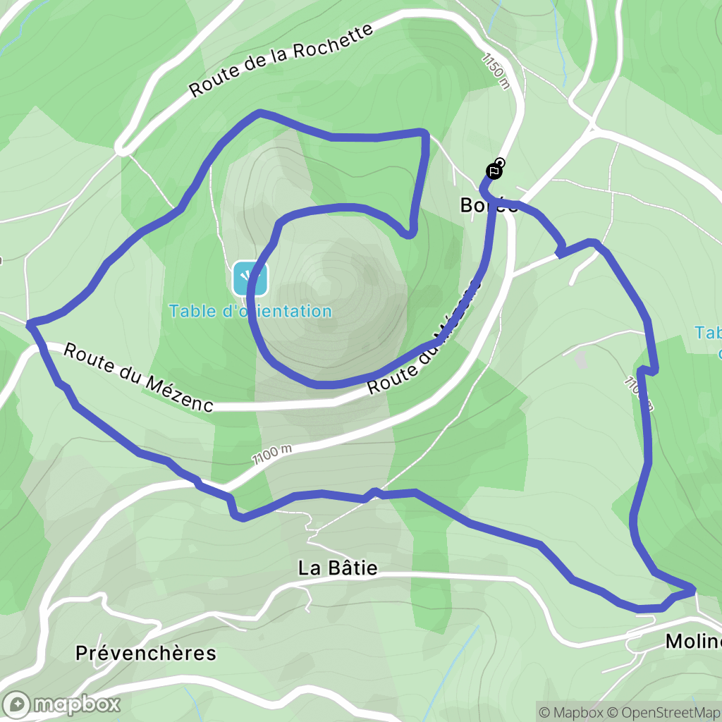 Borée: routekaart voor buitenactiviteiten - France