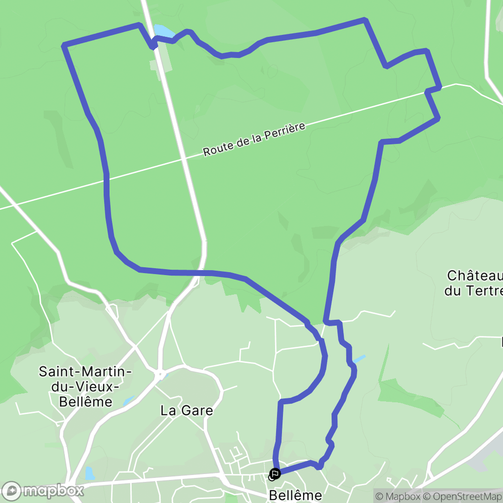 Bellême: routekaart voor buitenactiviteiten - France