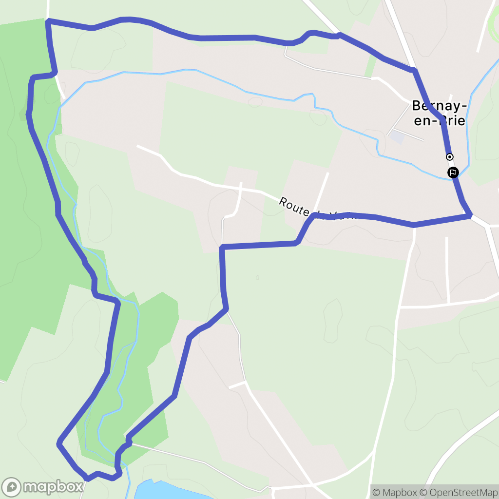 Bernay-Vilbert: routekaart voor buitenactiviteiten - France