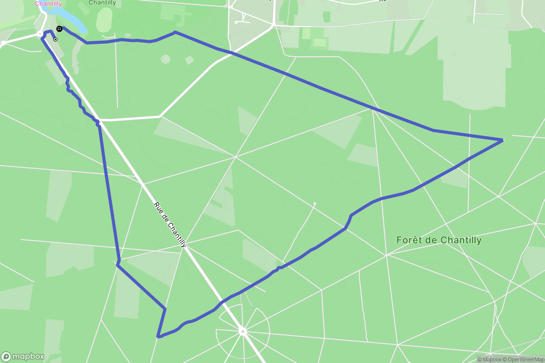 Chantilly: routekaart voor buitenactiviteiten - France