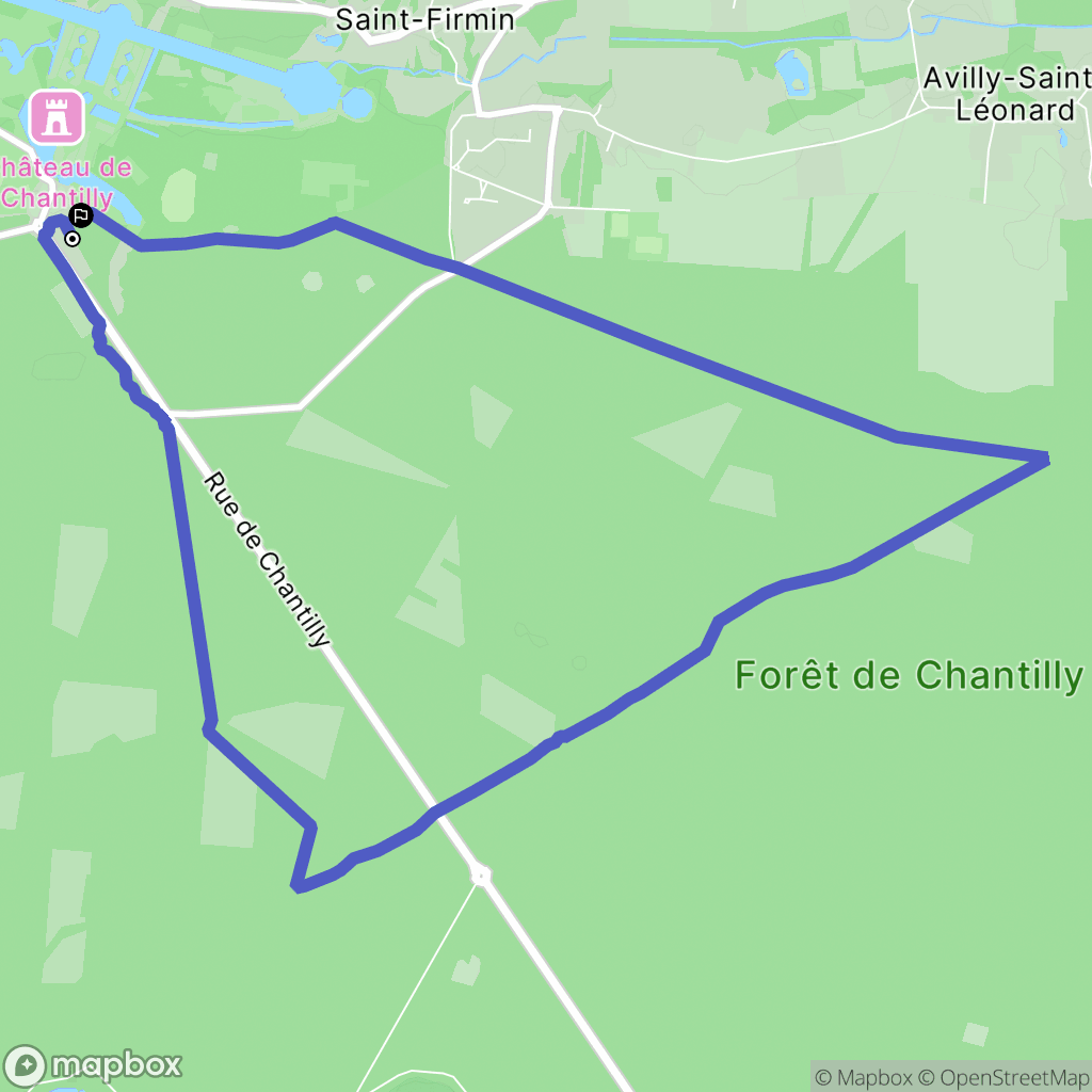 Chantilly: routekaart voor buitenactiviteiten - France