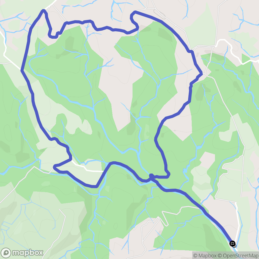 Le Boulou : carte du parcours de randonnée - France