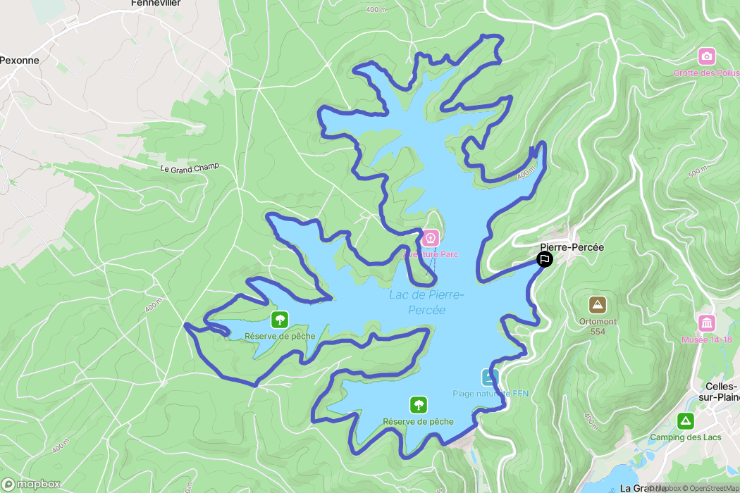 Pierre-Percée: routekaart voor buitenactiviteiten - France