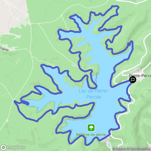 Pierre-Percée: routekaart voor buitenactiviteiten - France