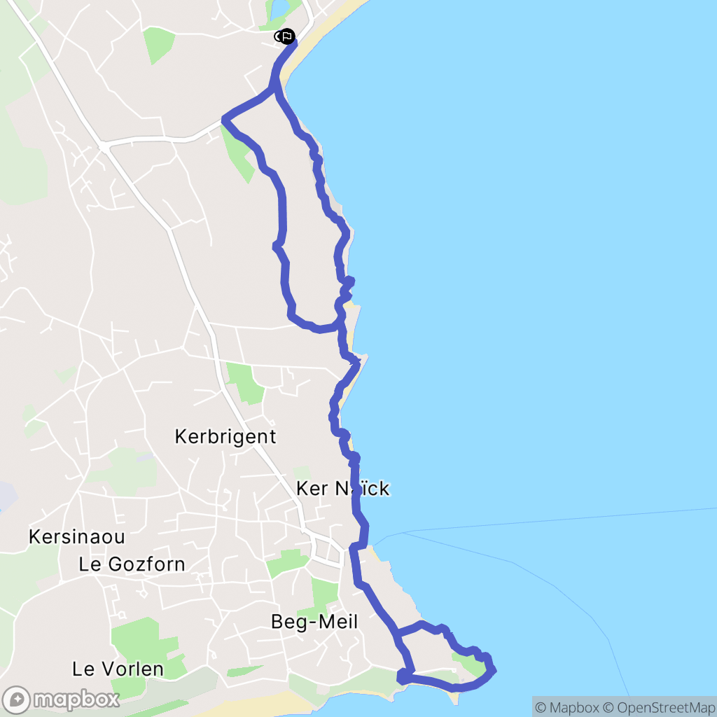Parc Haro, Fouesnant: routekaart voor buitenactiviteiten - France