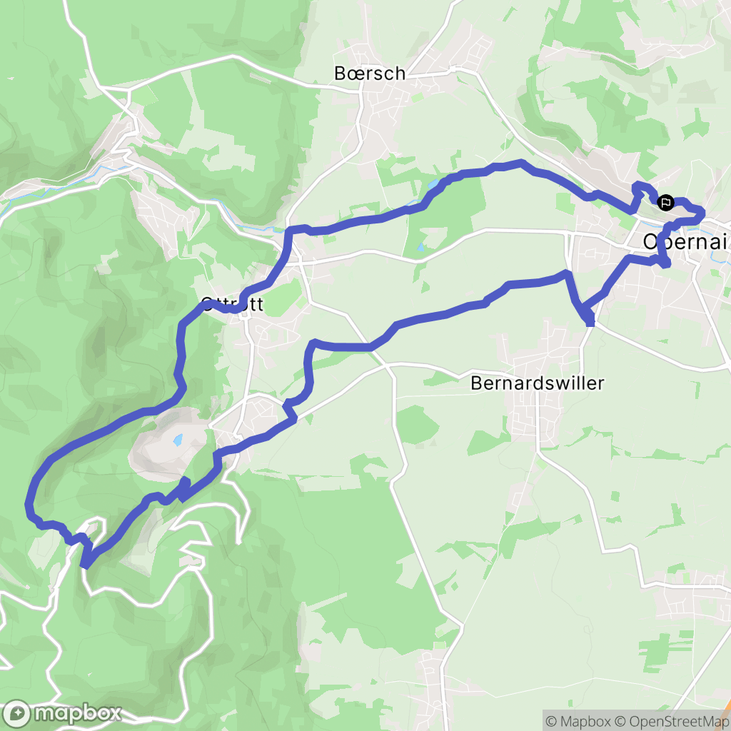 Obernai: routekaart voor buitenactiviteiten - France
