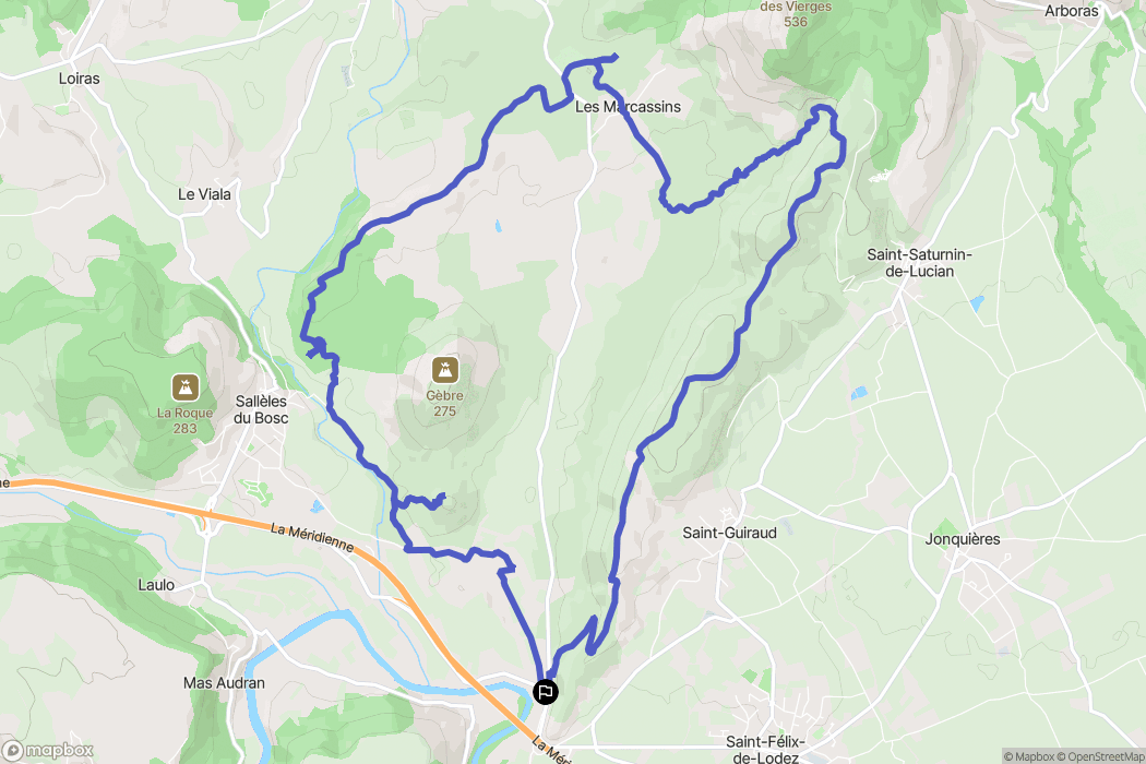 Ceyras: routekaart voor buitenactiviteiten - France