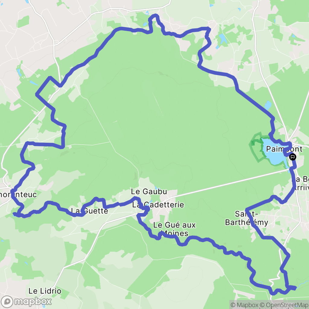 Paimpont: routekaart voor buitenactiviteiten - France