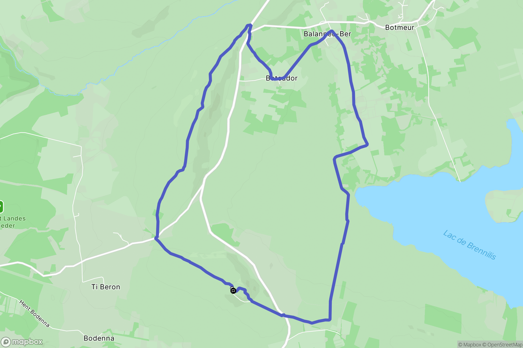 Saint-Rivoal: routekaart voor buitenactiviteiten - France