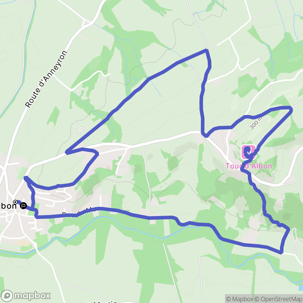 Saint-Romain-d'Albon: routekaart voor buitenactiviteiten - France