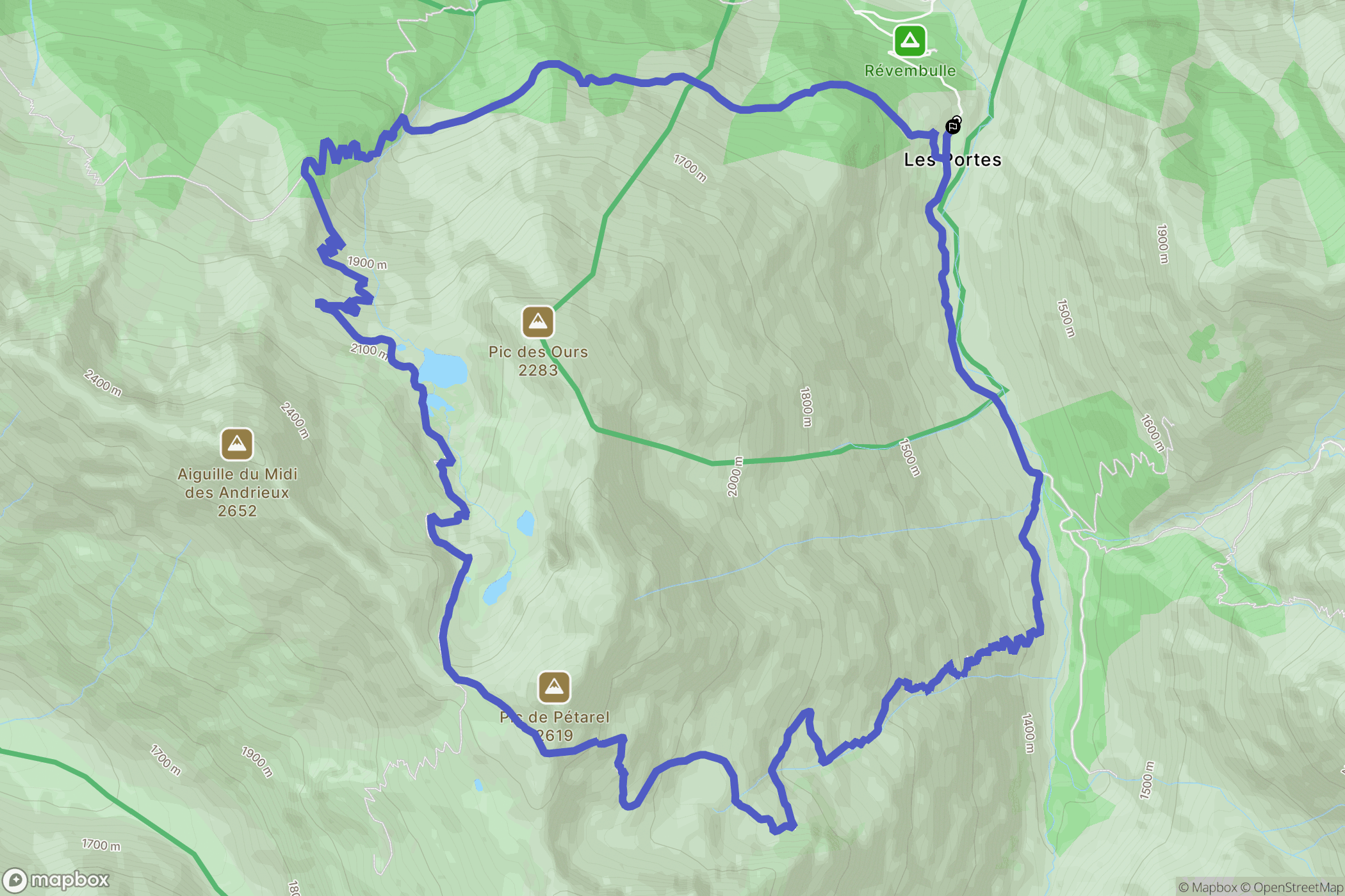 La Chapelle-en-Valgaudémar: routekaart voor buitenactiviteiten - France