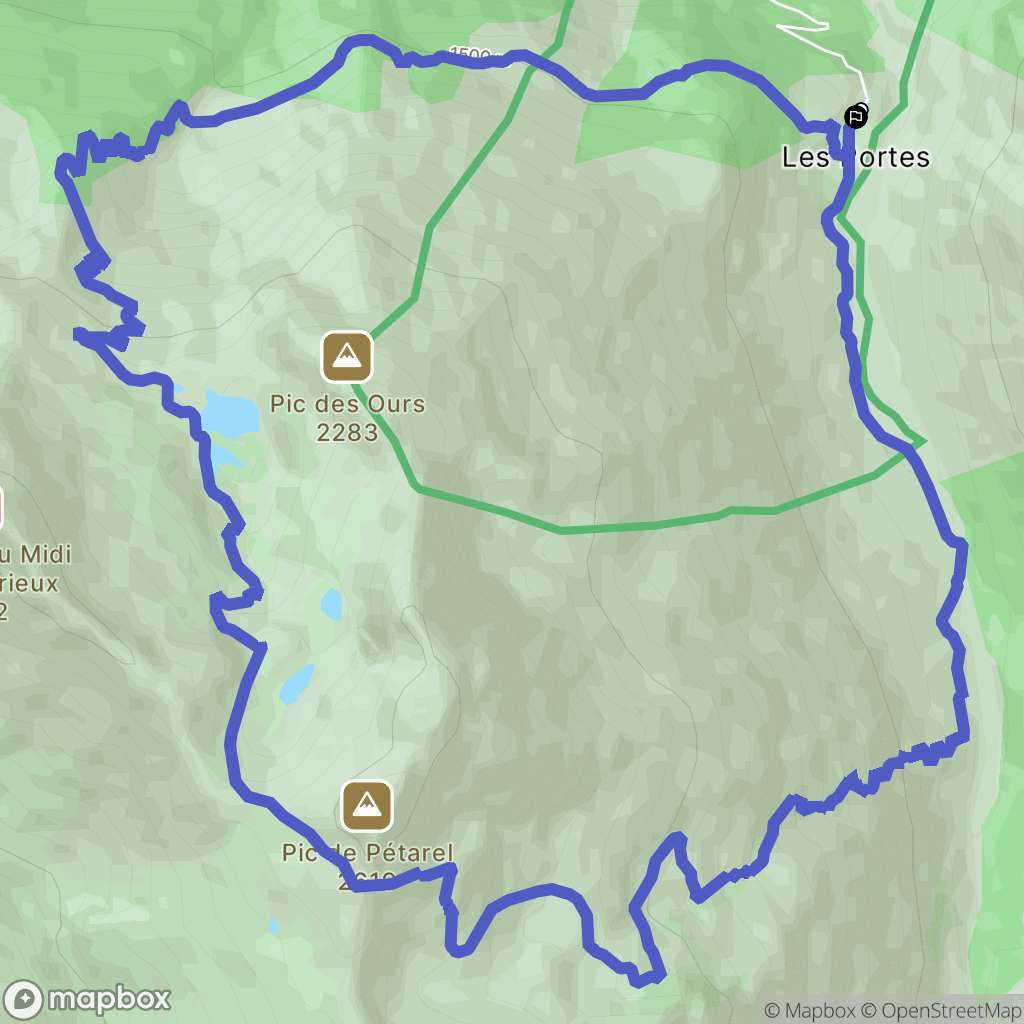 La Chapelle-en-Valgaudémar: routekaart voor buitenactiviteiten - France
