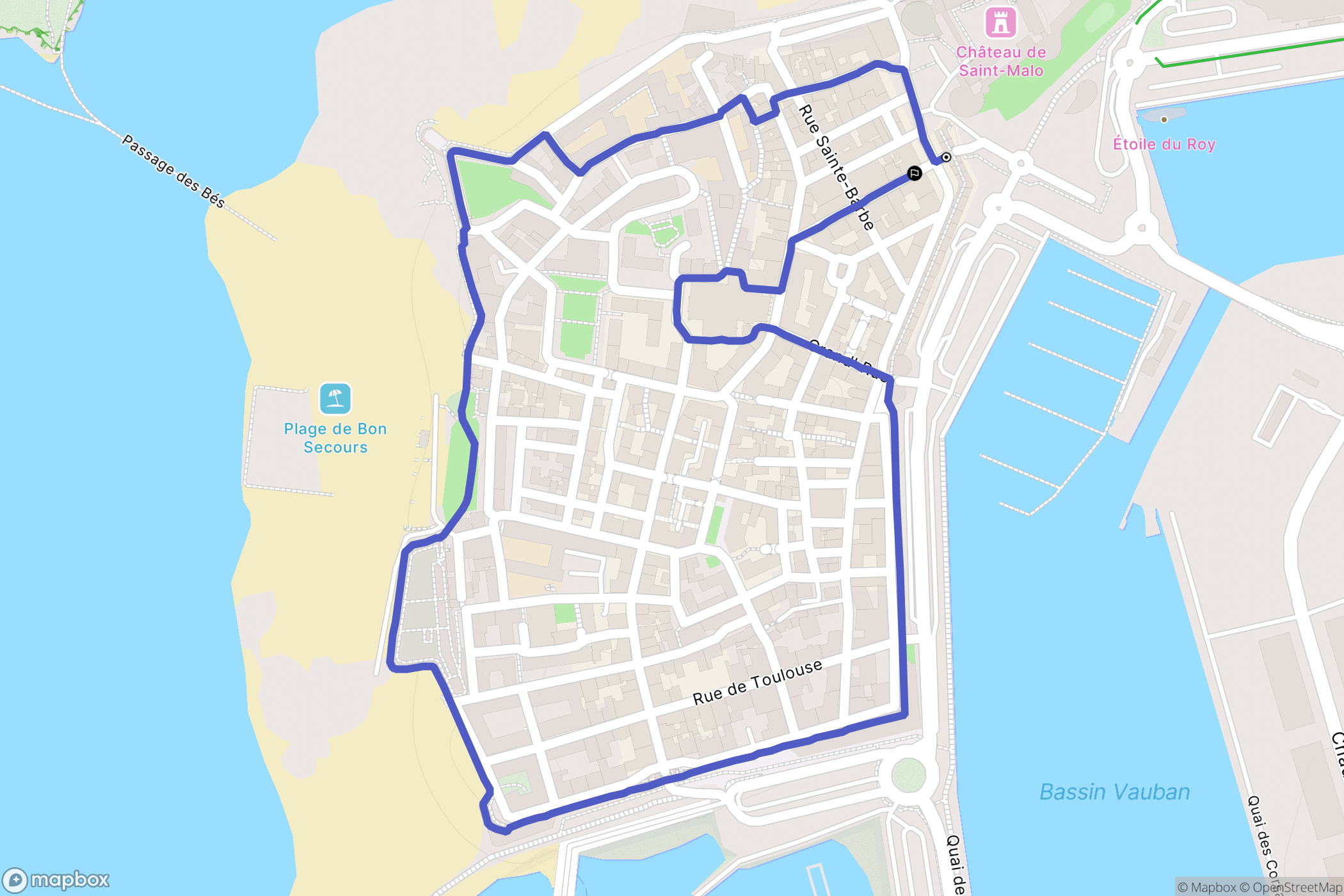 Saint-Malo: routekaart voor buitenactiviteiten - France
