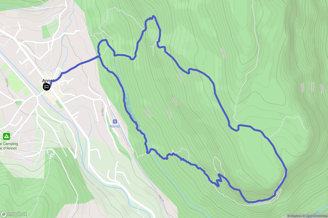 Annot: routekaart voor buitenactiviteiten - France