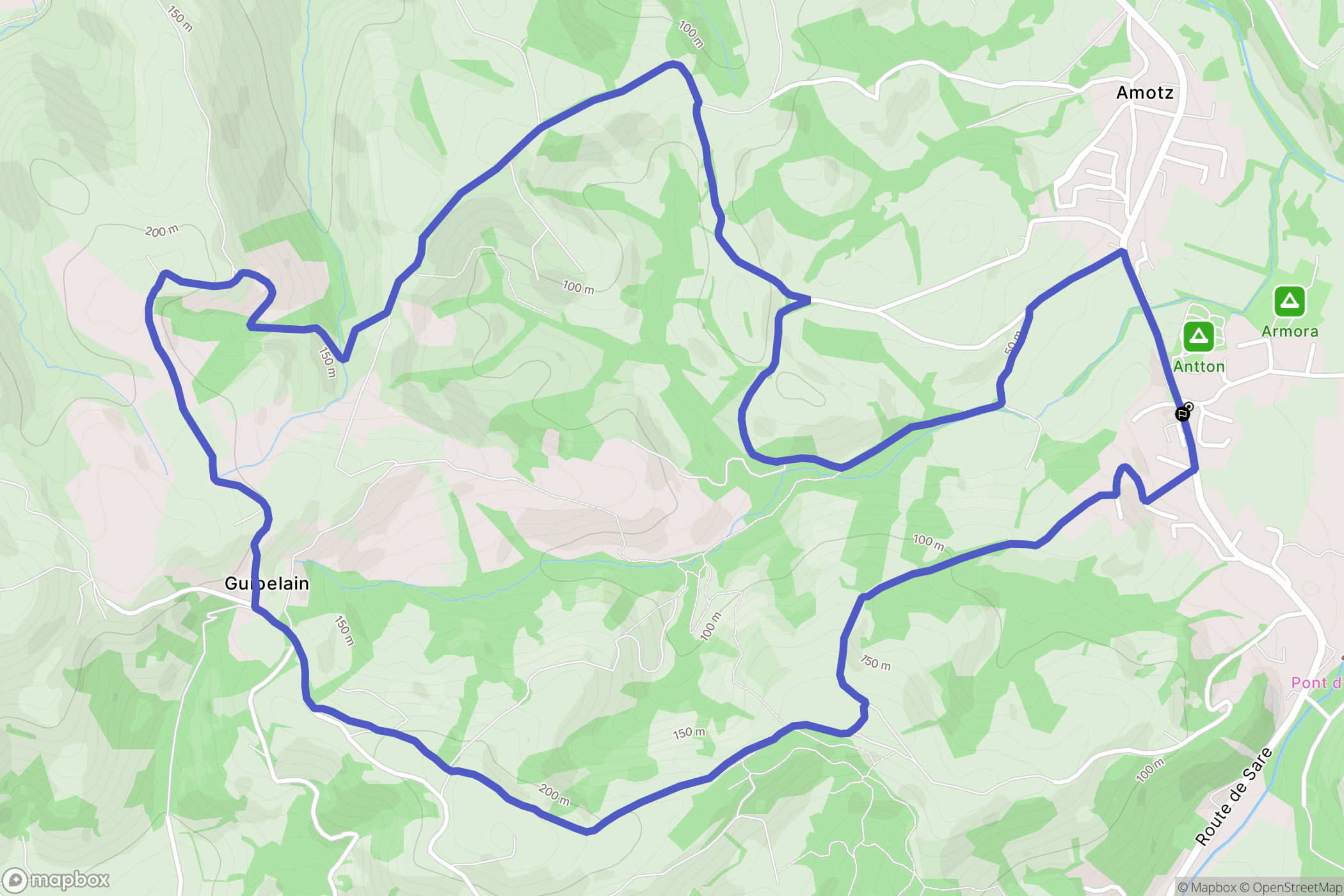 Saint-Pée-sur-Nivelle: routekaart voor buitenactiviteiten - France