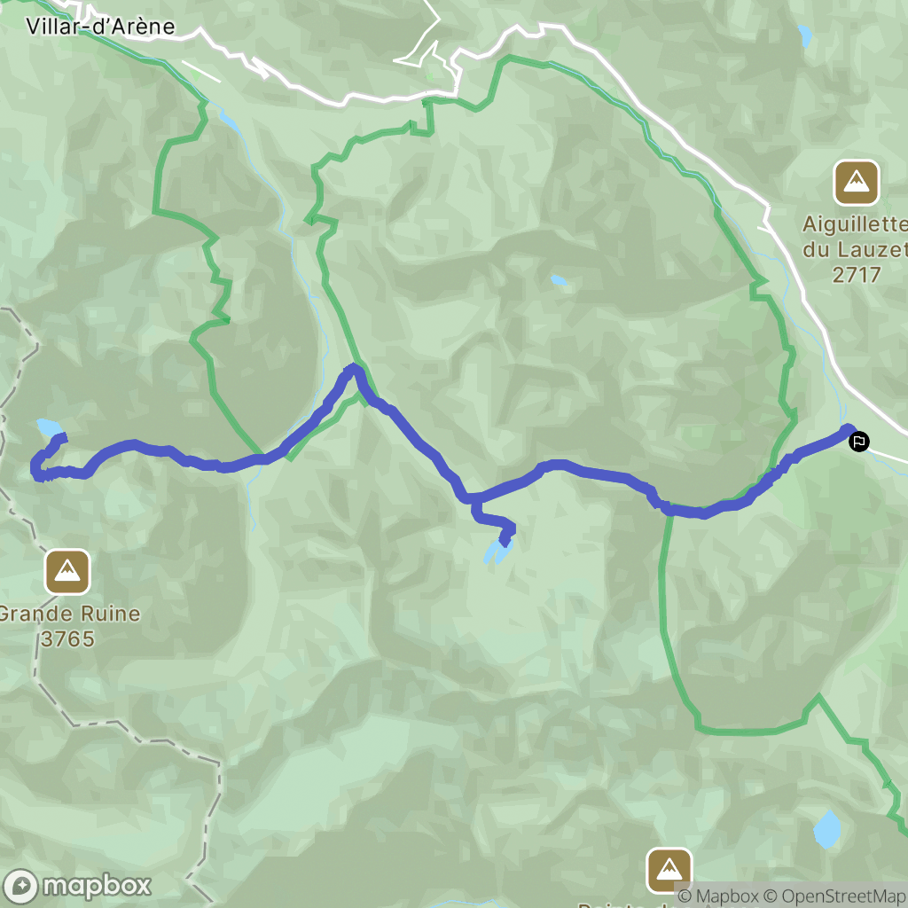 Le Monêtier-les-Bains: routekaart voor buitenactiviteiten - France
