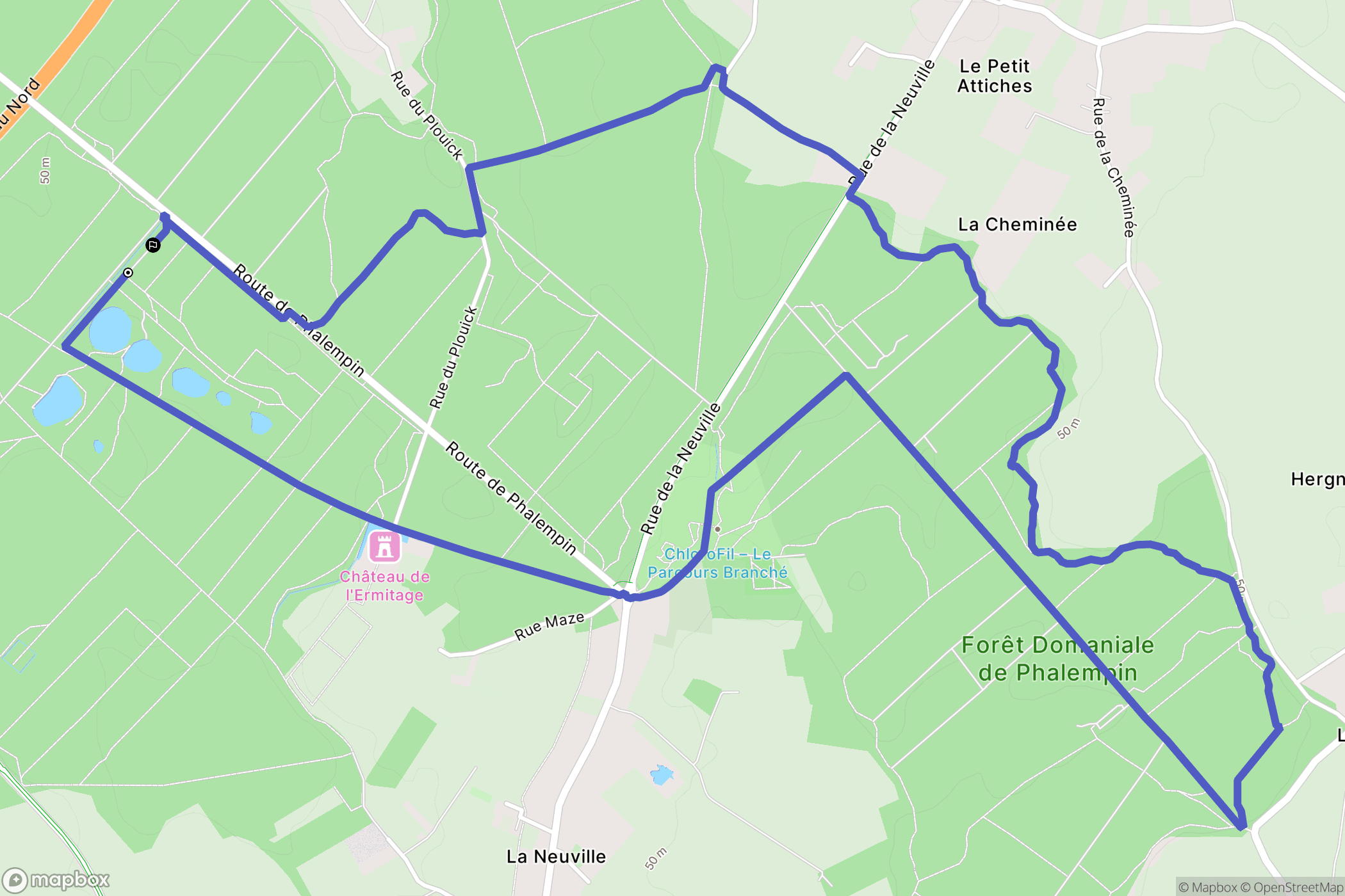 Phalempin: routekaart voor buitenactiviteiten - France